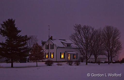 Lights At First Light_20476-8.jpg - Photographed near Smiths Falls, Ontario, Canada.